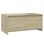 Mesa de centro madera de ingeniería roble Sonoma 90x50x41,5 cm de vidaXL, Mesas de centro - Ref: Foro24-809821, Precio: 62,28...