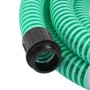 Manguera de succión con conectores de latón PVC verde 29 mm 4 m | Foro24.es | Tu tienda online para hogar, jardín y más Foro24.es