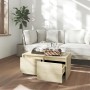Mesa de centro madera de ingeniería roble Sonoma 90x50x41,5 cm de vidaXL, Mesas de centro - Ref: Foro24-809821, Precio: 62,28...