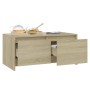 Mesa de centro madera de ingeniería roble Sonoma 90x50x41,5 cm de vidaXL, Mesas de centro - Ref: Foro24-809821, Precio: 62,28...