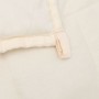 Manta con peso tela color crema claro 140x200 cm 10 kg de , Mantas - Ref: Foro24-3154818, Precio: 71,09 €, Descuento: %