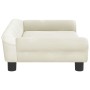 Sofá para niños de terciopelo crema 70x45x26 cm de , Mobiliario para bebés y niños pequeños - Ref: Foro24-3196406, Precio: 81...