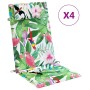 Cojines de silla con respaldo alto 4 uds tela Oxford multicolor de , Cojines para sillas y sofás - Ref: Foro24-361926, Precio...