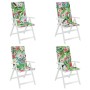 Cojines de silla con respaldo alto 4 uds tela Oxford multicolor de , Cojines para sillas y sofás - Ref: Foro24-361926, Precio...