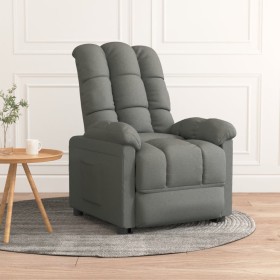 Comprar Sillón reclinable de tela gris oscuro