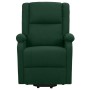 Sillón de masaje elevable tela verde oscuro de , Sillones de masaje eléctricos - Ref: Foro24-329715, Precio: 387,54 €, Descue...