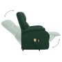 Sillón de masaje elevable tela verde oscuro de , Sillones de masaje eléctricos - Ref: Foro24-329715, Precio: 387,54 €, Descue...