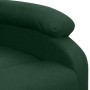 Sillón de masaje elevable tela verde oscuro de , Sillones de masaje eléctricos - Ref: Foro24-329715, Precio: 387,54 €, Descue...