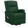 Sillón de masaje elevable tela verde oscuro de , Sillones de masaje eléctricos - Ref: Foro24-329715, Precio: 387,54 €, Descue...