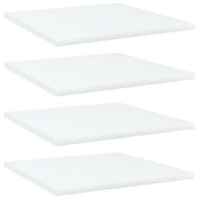 Estante estantería 4uds madera contrachapada blanco 40x40x1,5cm de , Estanterías - Ref: Foro24-805170, Precio: 30,52 €, Descu...