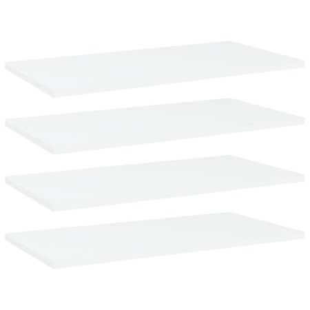 Estantes para estantería 4 uds contrachapada blanco 60x30x1,5cm de , Estanterías - Ref: Foro24-805234, Precio: 33,01 €, Descu...