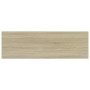 Estante estantería 4 uds contrachapada roble Sonoma 80x20x1,5cm de , Estanterías - Ref: Foro24-805304, Precio: 25,92 €, Descu...