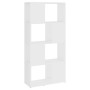 Librería separador madera contrachapada blanco 60x24x124,5 cm de , Librerías y estanterías - Ref: Foro24-809080, Precio: 52,3...
