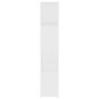 Librería separador madera contrachapada blanco 60x24x124,5 cm de , Librerías y estanterías - Ref: Foro24-809080, Precio: 52,3...