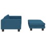 Cama para perros con extensión terciopelo azul 100x50x30 cm de , Camas para perros - Ref: Foro24-172019, Precio: 130,58 €, De...
