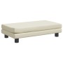 Cama de perros con extensión cuero sintético crema 100x50x30 cm de , Camas para perros - Ref: Foro24-172027, Precio: 138,96 €...