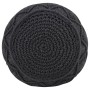 Puf de macramé hecho a mano algodón gris antracita 45x30 cm | Foro24.es | Tu tienda online para hogar, jardín y más Foro24.es