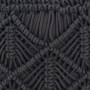 Puf de macramé hecho a mano algodón gris antracita 45x30 cm | Foro24.es | Tu tienda online para hogar, jardín y más Foro24.es