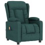 Sillón de masaje de tela verde oscuro de , Sillones de masaje eléctricos - Ref: Foro24-339064, Precio: 229,05 €, Descuento: %