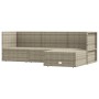 Set de muebles de jardín 4 pzas y cojines ratán sintético gris de , Conjuntos de jardín - Ref: Foro24-319610, Precio: 323,93 ...