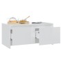 Mesa de centro madera contrachapada blanco brillo 90x50x41,5 cm de vidaXL, Mesas de centro - Ref: Foro24-809824, Precio: 61,2...