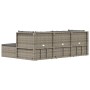 Set de muebles de jardín 4 pzas y cojines ratán sintético gris de , Conjuntos de jardín - Ref: Foro24-319610, Precio: 323,93 ...