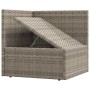 Set de muebles de jardín 4 pzas y cojines ratán sintético gris de , Conjuntos de jardín - Ref: Foro24-319610, Precio: 323,93 ...