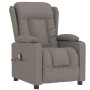 Sillón de masaje reclinable de tela gris taupé de , Sillones de masaje eléctricos - Ref: Foro24-339066, Precio: 245,92 €, Des...