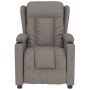 Sillón de masaje reclinable de tela gris taupé de , Sillones de masaje eléctricos - Ref: Foro24-339066, Precio: 245,92 €, Des...