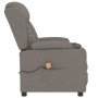 Sillón de masaje reclinable de tela gris taupé de , Sillones de masaje eléctricos - Ref: Foro24-339066, Precio: 245,92 €, Des...