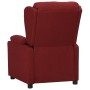 Sillón reclinable de tela rojo tinto de , Sillones - Ref: Foro24-339051, Precio: 228,87 €, Descuento: %