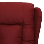 Sillón reclinable de tela rojo tinto de , Sillones - Ref: Foro24-339051, Precio: 228,87 €, Descuento: %