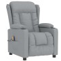 Sillón de masaje tela gris claro de , Sillones de masaje eléctricos - Ref: Foro24-339058, Precio: 239,79 €, Descuento: %