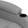 Sillón de masaje tela gris claro de , Sillones de masaje eléctricos - Ref: Foro24-339058, Precio: 239,79 €, Descuento: %