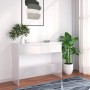 Mesa consola madera de ingeniería blanca 100x35x76,5 cm de vidaXL, Mesas auxiliares - Ref: Foro24-809836, Precio: 69,05 €, De...