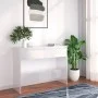 White engineered wood console table 100x35x76.5 cm by vidaXL, Side tables - Ref: Foro24-809836, Price: 68,46 €, Discount: %