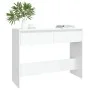 White engineered wood console table 100x35x76.5 cm by vidaXL, Side tables - Ref: Foro24-809836, Price: 68,46 €, Discount: %