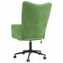 Sillón de relax de terciopelo verde claro en Sillones | Comprar online en Foru.es