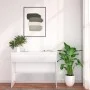 White engineered wood console table 100x35x76.5 cm by vidaXL, Side tables - Ref: Foro24-809836, Price: 68,46 €, Discount: %