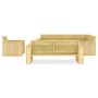 Juego de muebles de jardín 4 piezas madera de pino impregnada de , Conjuntos de jardín - Ref: Foro24-3053194, Precio: 861,17 ...