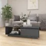 Mesa de centro de madera maciza de pino gris 110x50x33,5 cm de vidaXL, Mesas de centro - Ref: Foro24-809884, Precio: 69,72 €,...