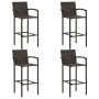 Conjunto de bar para jardín 5 piezas marrón de , Conjuntos de jardín - Ref: Foro24-3067987, Precio: 371,28 €, Descuento: %