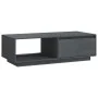 Mesa de centro de madera maciza de pino gris 110x50x33,5 cm de vidaXL, Mesas de centro - Ref: Foro24-809884, Precio: 69,72 €,...