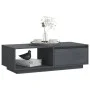 Mesa de centro de madera maciza de pino gris 110x50x33,5 cm de vidaXL, Mesas de centro - Ref: Foro24-809884, Precio: 69,72 €,...