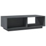 Mesa de centro de madera maciza de pino gris 110x50x33,5 cm de vidaXL, Mesas de centro - Ref: Foro24-809884, Precio: 70,13 €,...