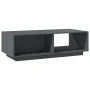 Mesa de centro de madera maciza de pino gris 110x50x33,5 cm de vidaXL, Mesas de centro - Ref: Foro24-809884, Precio: 69,72 €,...