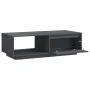 Mesa de centro de madera maciza de pino gris 110x50x33,5 cm de vidaXL, Mesas de centro - Ref: Foro24-809884, Precio: 69,72 €,...