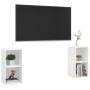 Muebles para TV 2 uds madera de ingeniería blanco 72x35x36,5 cm de , Muebles TV - Ref: Foro24-3079898, Precio: 70,57 €, Descu...
