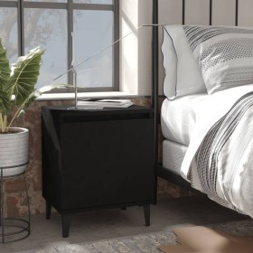 Comprar Mesitas de noche con patas de metal negro