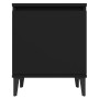 Mesitas de noche con patas de metal negro 40x30x50 cm | Foro24.es | Tu tienda online para hogar, jardín y más Foro24.es